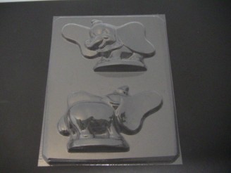 232sp Gumbo Elephant 3D Chocolate Candy Mold
